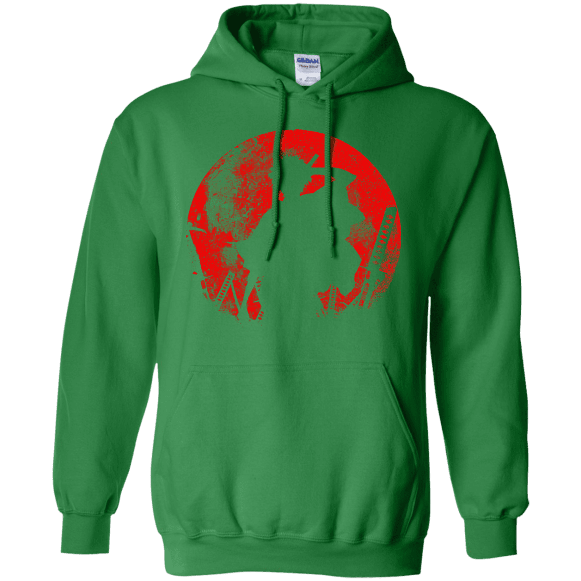 Sweatshirts Irish Green / S Samurai Swords Pullover Hoodie