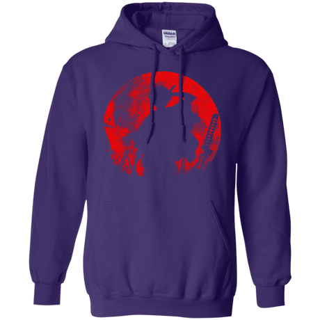 Sweatshirts Purple / S Samurai Swords Pullover Hoodie