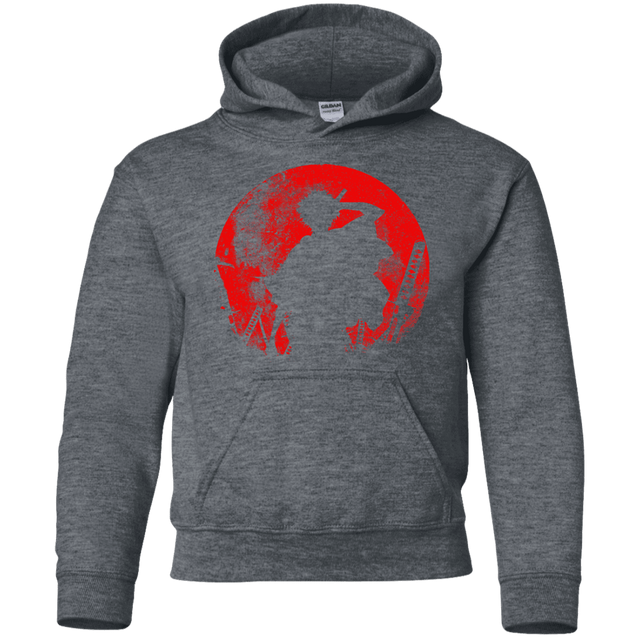 Sweatshirts Dark Heather / YS Samurai Swords Youth Hoodie