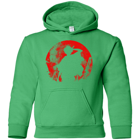 Sweatshirts Irish Green / YS Samurai Swords Youth Hoodie