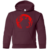 Sweatshirts Maroon / YS Samurai Swords Youth Hoodie