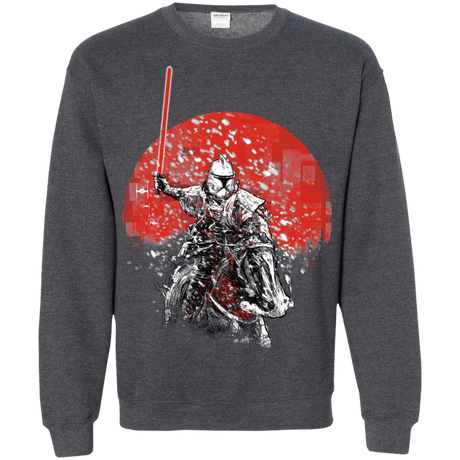 Sweatshirts Dark Heather / S Samurai Trooper Crewneck Sweatshirt