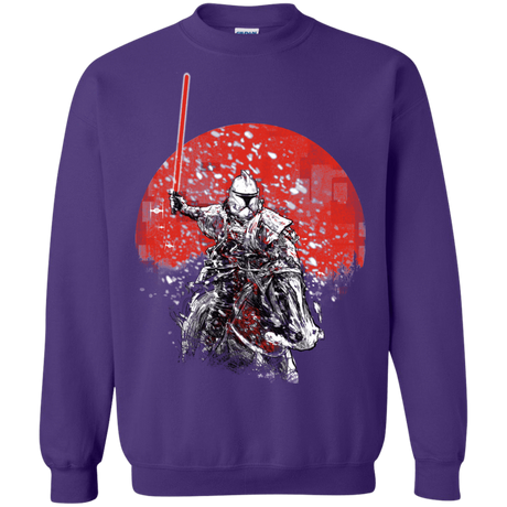 Sweatshirts Purple / S Samurai Trooper Crewneck Sweatshirt