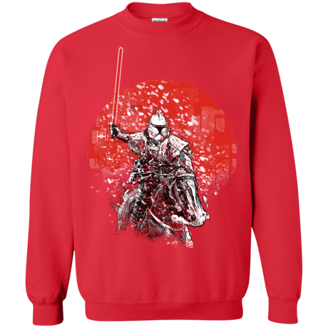 Sweatshirts Red / S Samurai Trooper Crewneck Sweatshirt