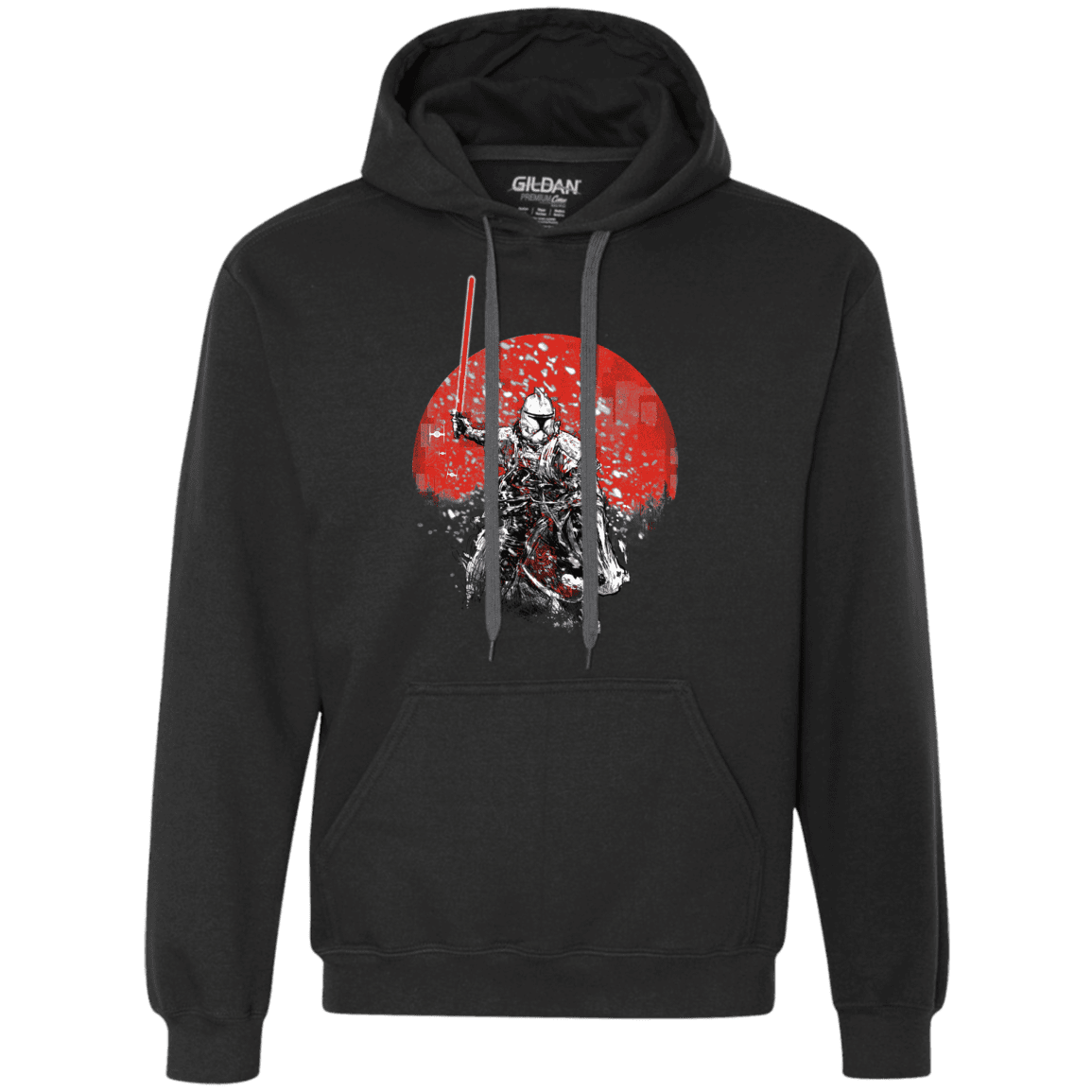 Sweatshirts Black / S Samurai Trooper Premium Fleece Hoodie