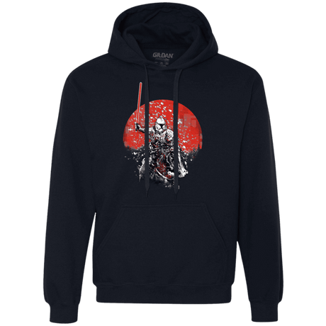 Sweatshirts Navy / S Samurai Trooper Premium Fleece Hoodie