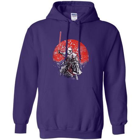 Sweatshirts Purple / S Samurai Trooper Pullover Hoodie