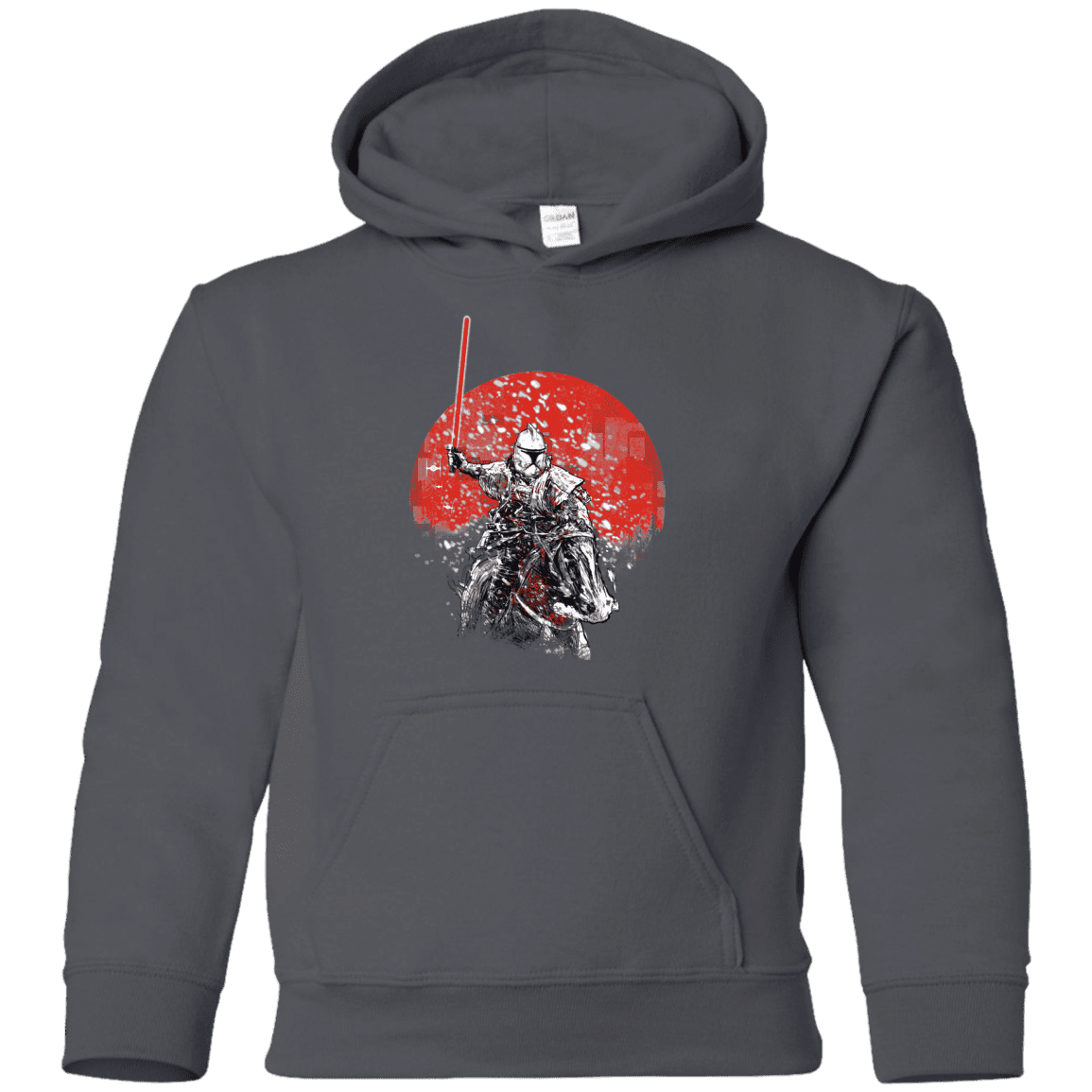Sweatshirts Charcoal / YS Samurai Trooper Youth Hoodie