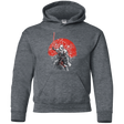 Sweatshirts Dark Heather / YS Samurai Trooper Youth Hoodie