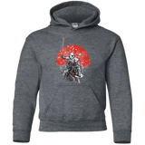 Sweatshirts Dark Heather / YS Samurai Trooper Youth Hoodie