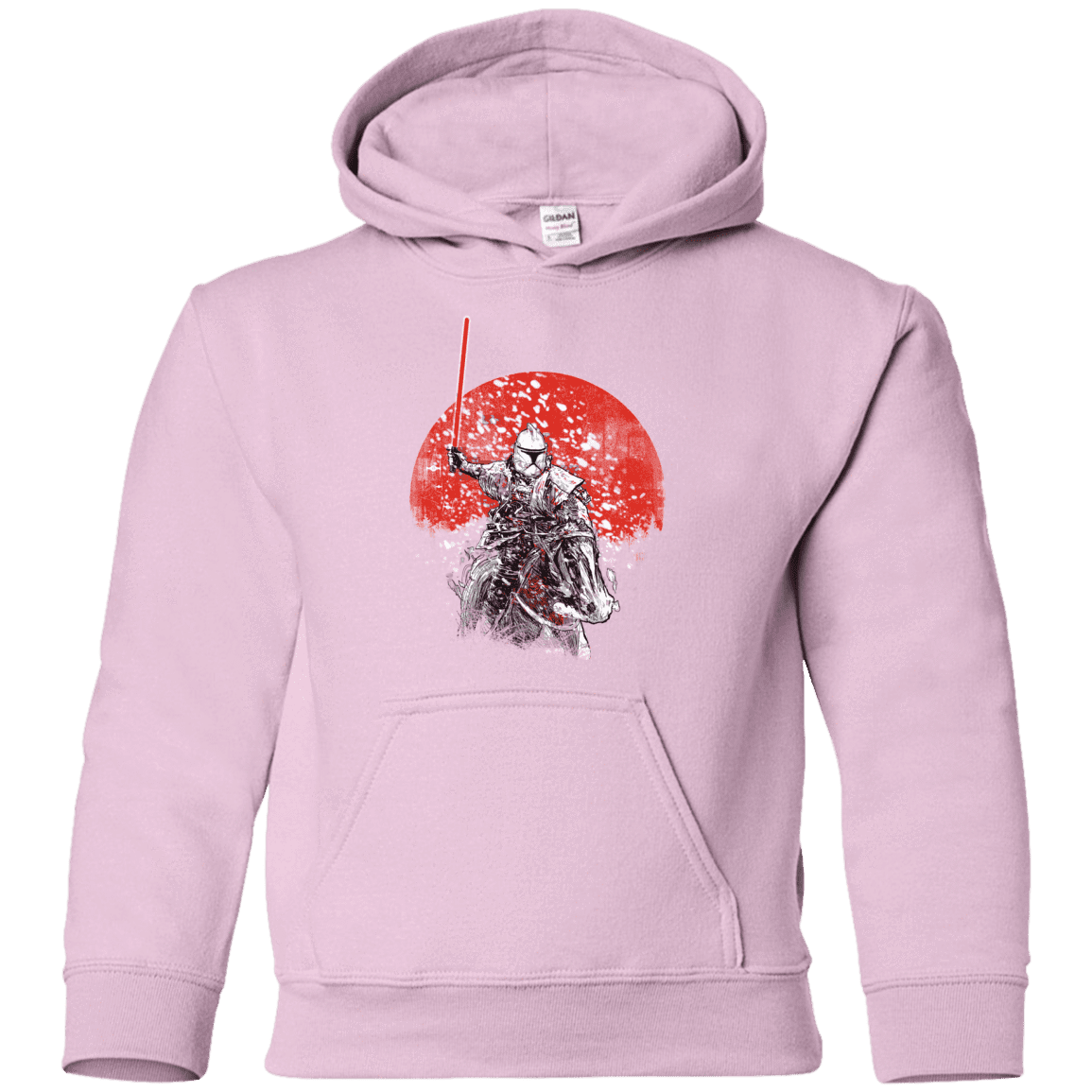 Sweatshirts Light Pink / YS Samurai Trooper Youth Hoodie