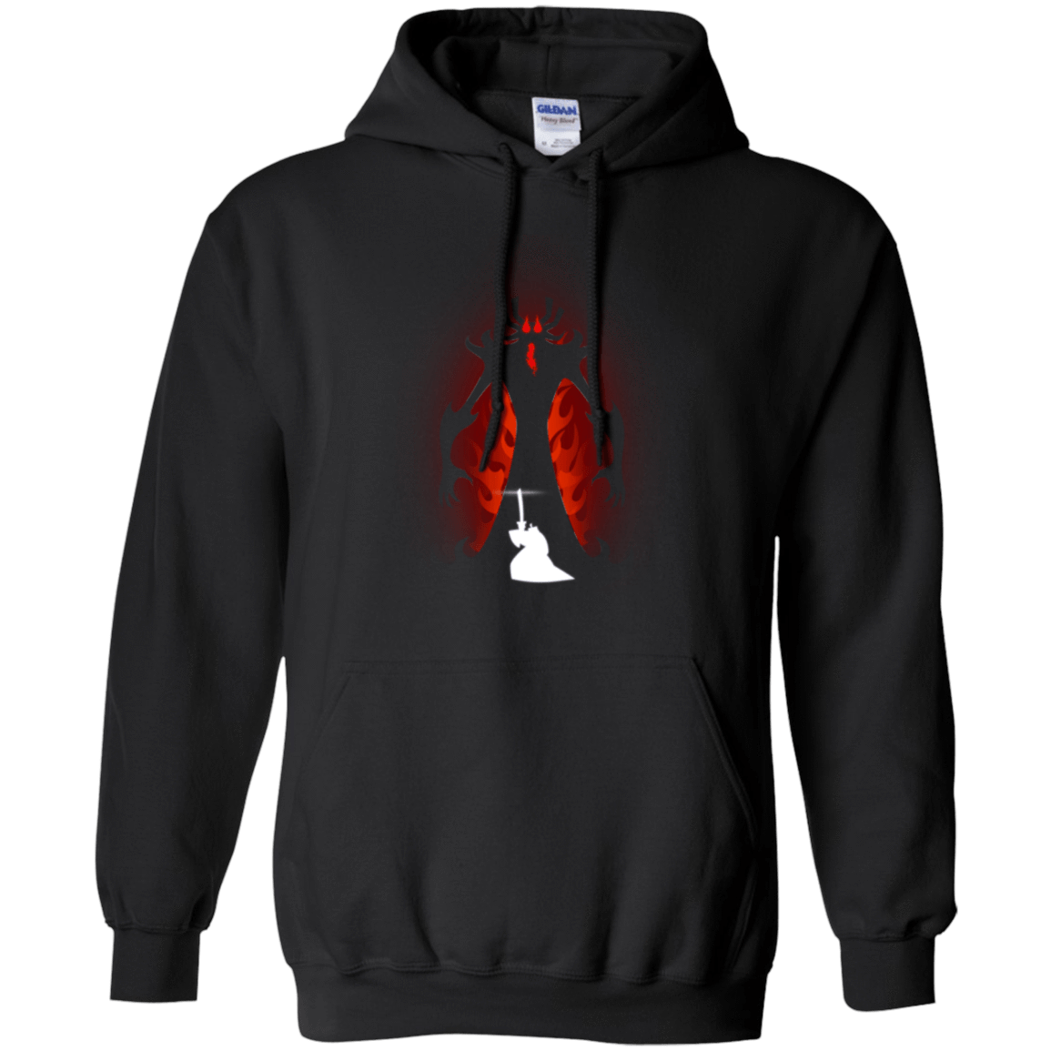 Sweatshirts Black / Small Samurai vs Demon Pullover Hoodie