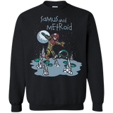 Sweatshirts Black / Small Samus and Metroid Crewneck Sweatshirt