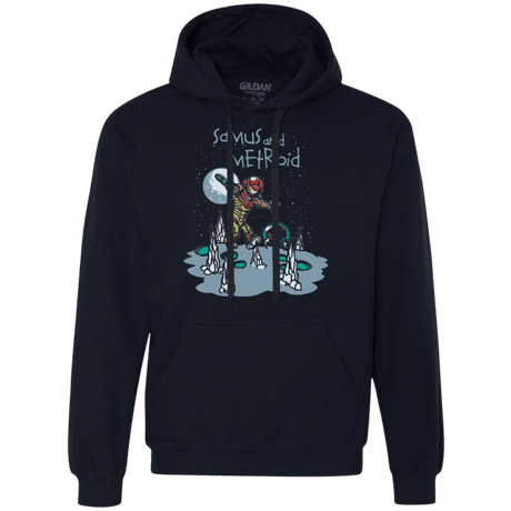 Sweatshirts Navy / Small Samus and Metroid Premium Fleece Hoodie