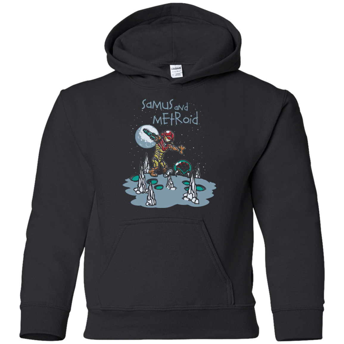 Sweatshirts Black / YS Samus and Metroid Youth Hoodie