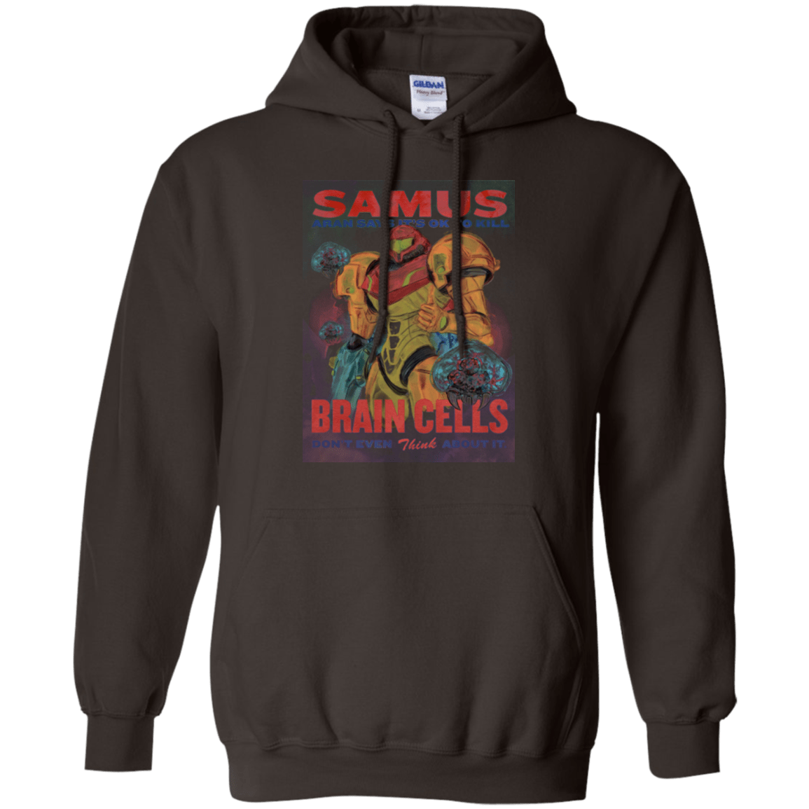 Sweatshirts Dark Chocolate / Small Samus Aran Propaganda Pullover Hoodie