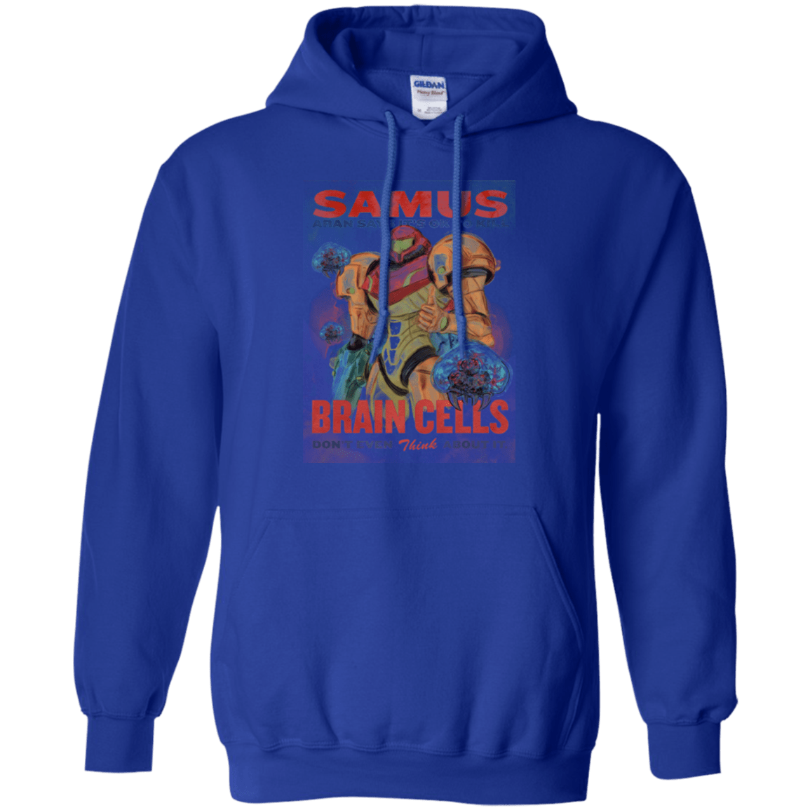 Sweatshirts Royal / Small Samus Aran Propaganda Pullover Hoodie