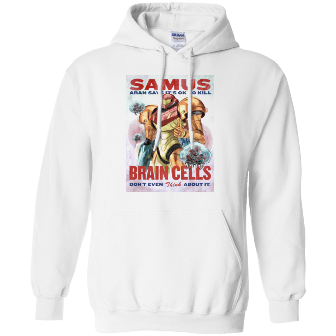 Sweatshirts White / Small Samus Aran Propaganda Pullover Hoodie