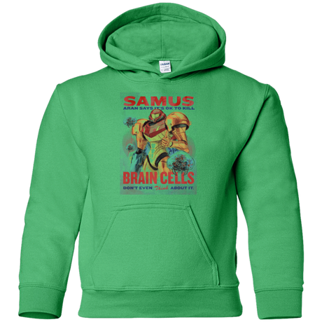 Sweatshirts Irish Green / YS Samus Aran Propaganda Youth Hoodie