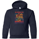 Sweatshirts Navy / YS Samus Aran Propaganda Youth Hoodie