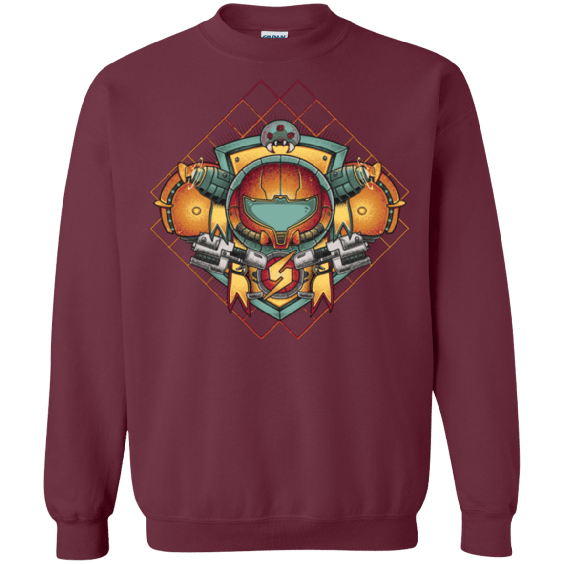 Sweatshirts Maroon / Small Samus crest Crewneck Sweatshirt