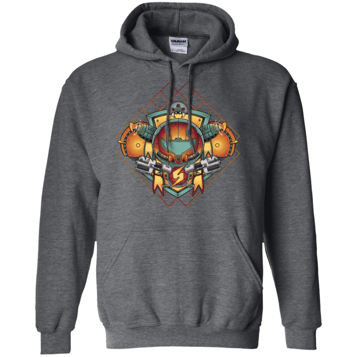 Sweatshirts Dark Heather / Small Samus crest Pullover Hoodie