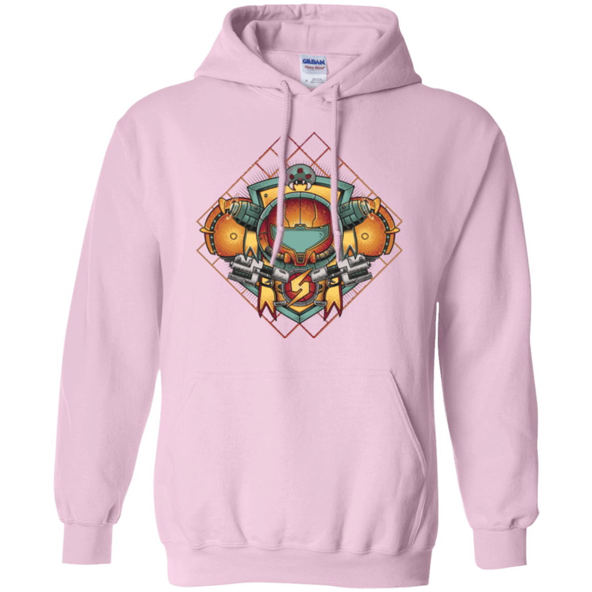 Sweatshirts Light Pink / Small Samus crest Pullover Hoodie
