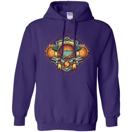 Sweatshirts Purple / Small Samus crest Pullover Hoodie