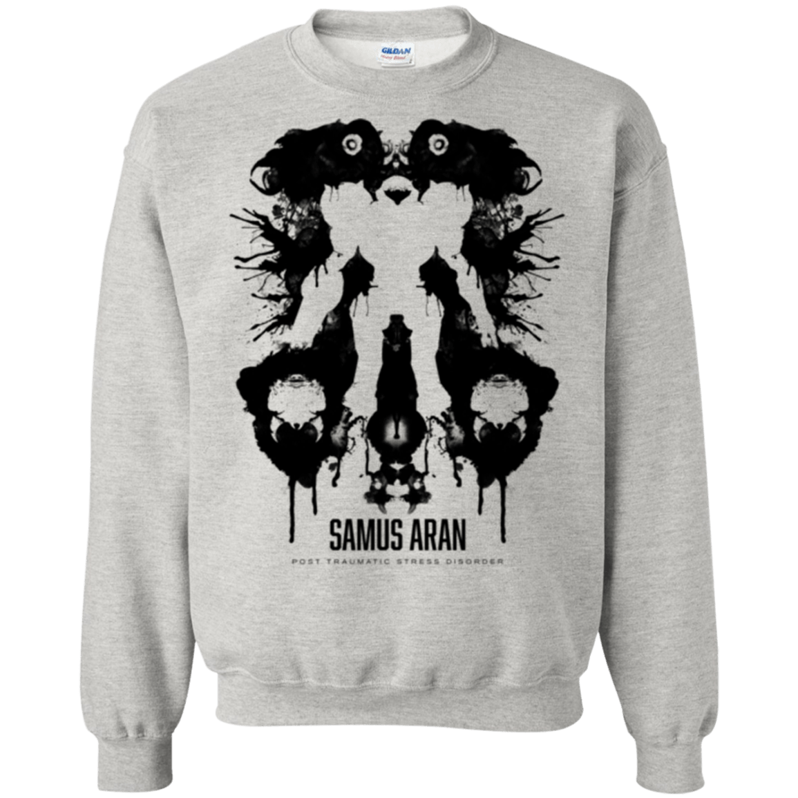 Sweatshirts Ash / Small Samus Ink Blot Crewneck Sweatshirt