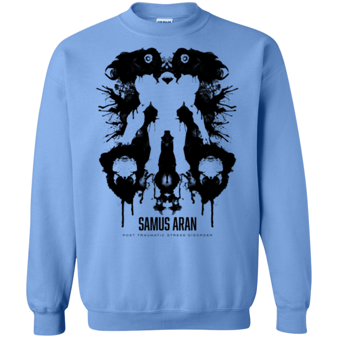 Sweatshirts Carolina Blue / Small Samus Ink Blot Crewneck Sweatshirt
