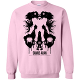 Sweatshirts Light Pink / Small Samus Ink Blot Crewneck Sweatshirt