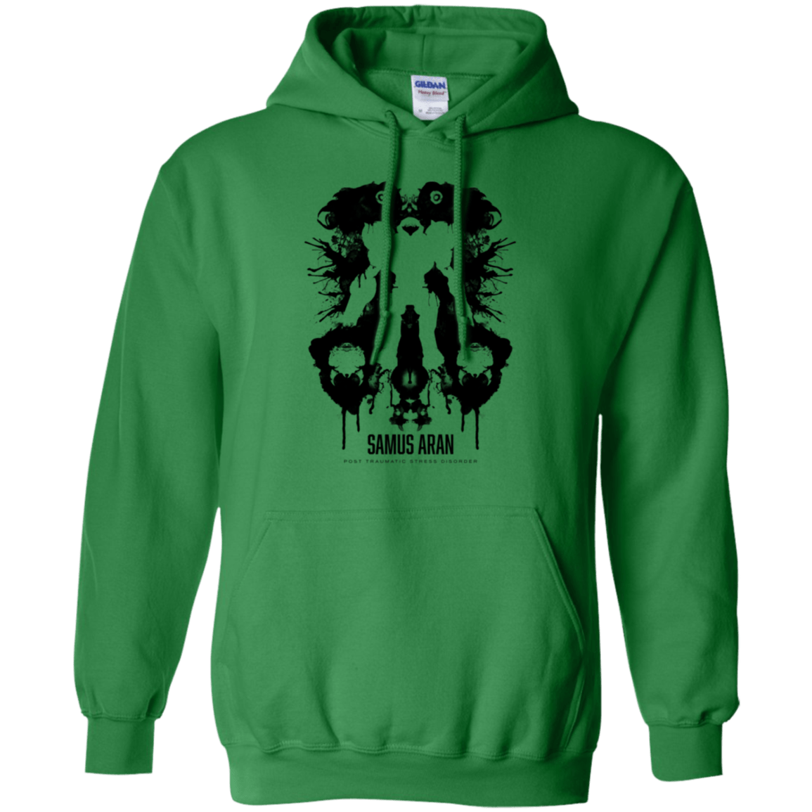 Sweatshirts Irish Green / Small Samus Ink Blot Pullover Hoodie