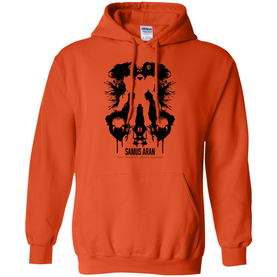 Sweatshirts Orange / Small Samus Ink Blot Pullover Hoodie