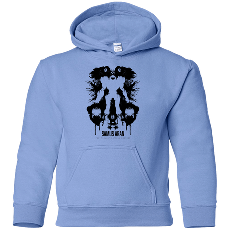 Sweatshirts Carolina Blue / YS Samus Ink Blot Youth Hoodie