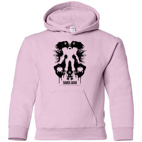 Sweatshirts Light Pink / YS Samus Ink Blot Youth Hoodie