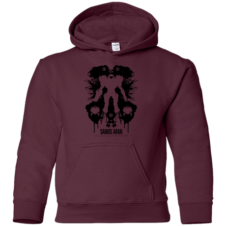 Sweatshirts Maroon / YS Samus Ink Blot Youth Hoodie