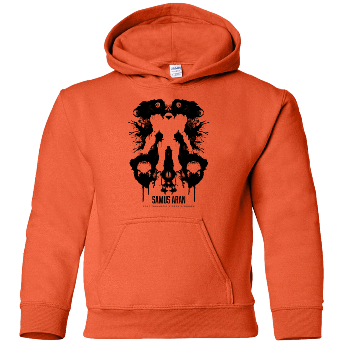 Sweatshirts Orange / YS Samus Ink Blot Youth Hoodie