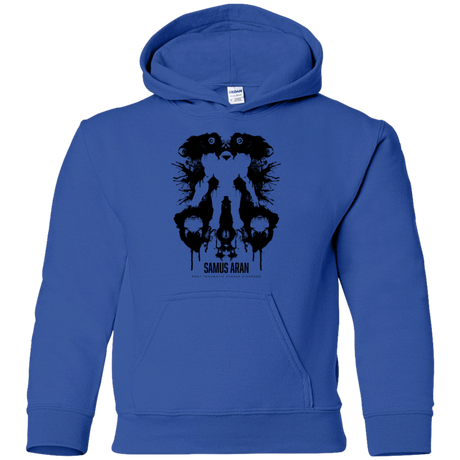 Sweatshirts Royal / YS Samus Ink Blot Youth Hoodie