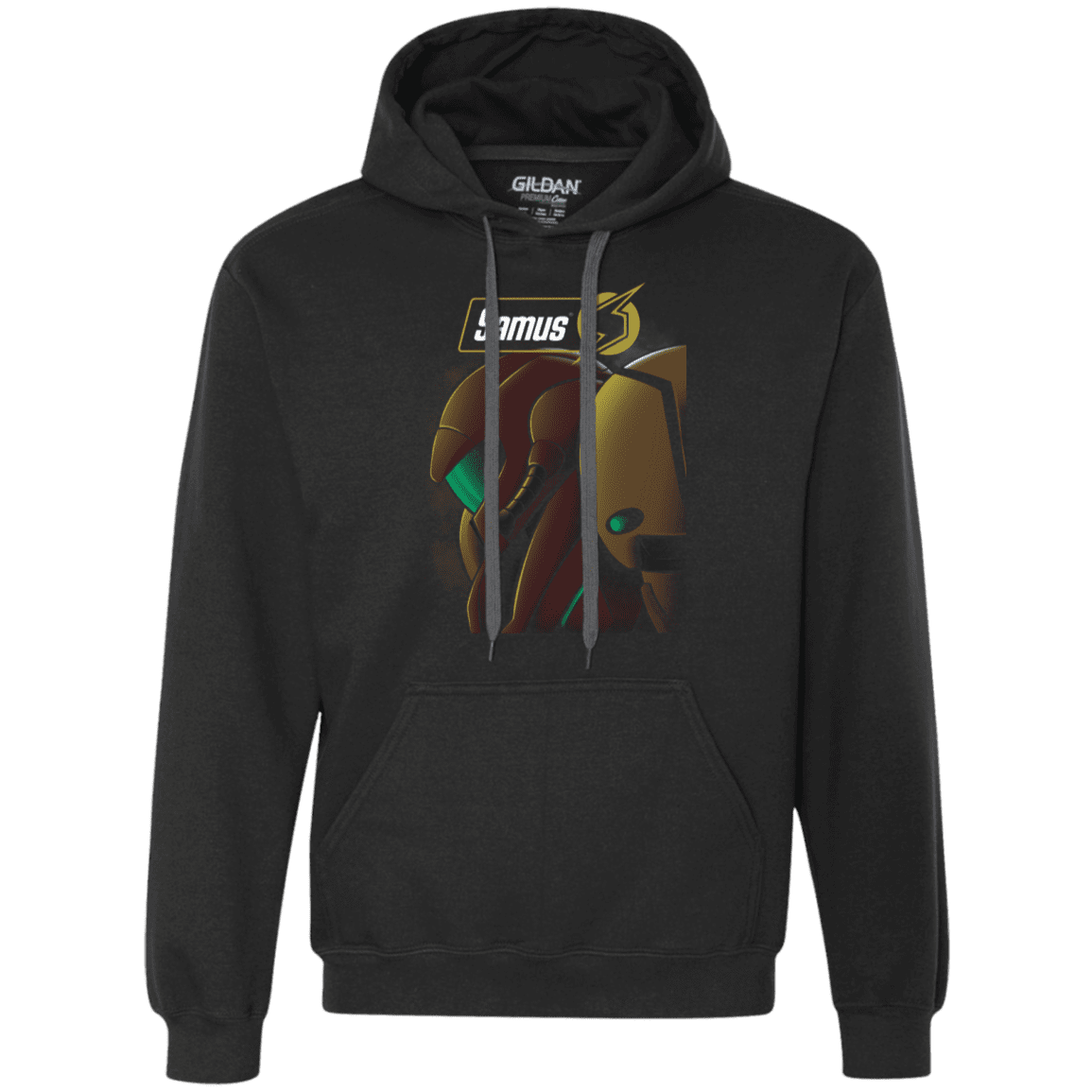 Sweatshirts Black / S Samus Premium Fleece Hoodie