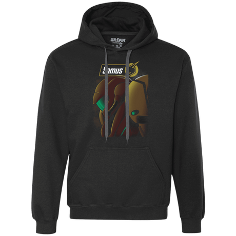 Sweatshirts Black / S Samus Premium Fleece Hoodie