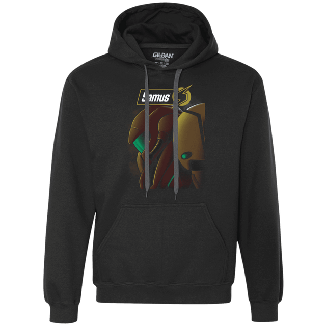 Sweatshirts Black / S Samus Premium Fleece Hoodie