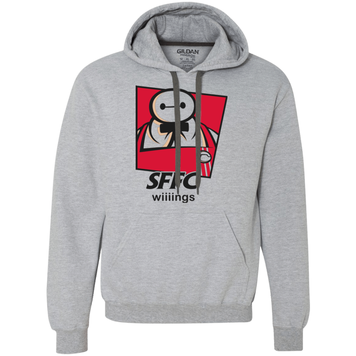 Sweatshirts Sport Grey / Small San Fransokyo Fried Chicken Premium Fleece Hoodie