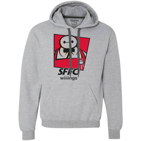 Sweatshirts Sport Grey / Small San Fransokyo Fried Chicken Premium Fleece Hoodie