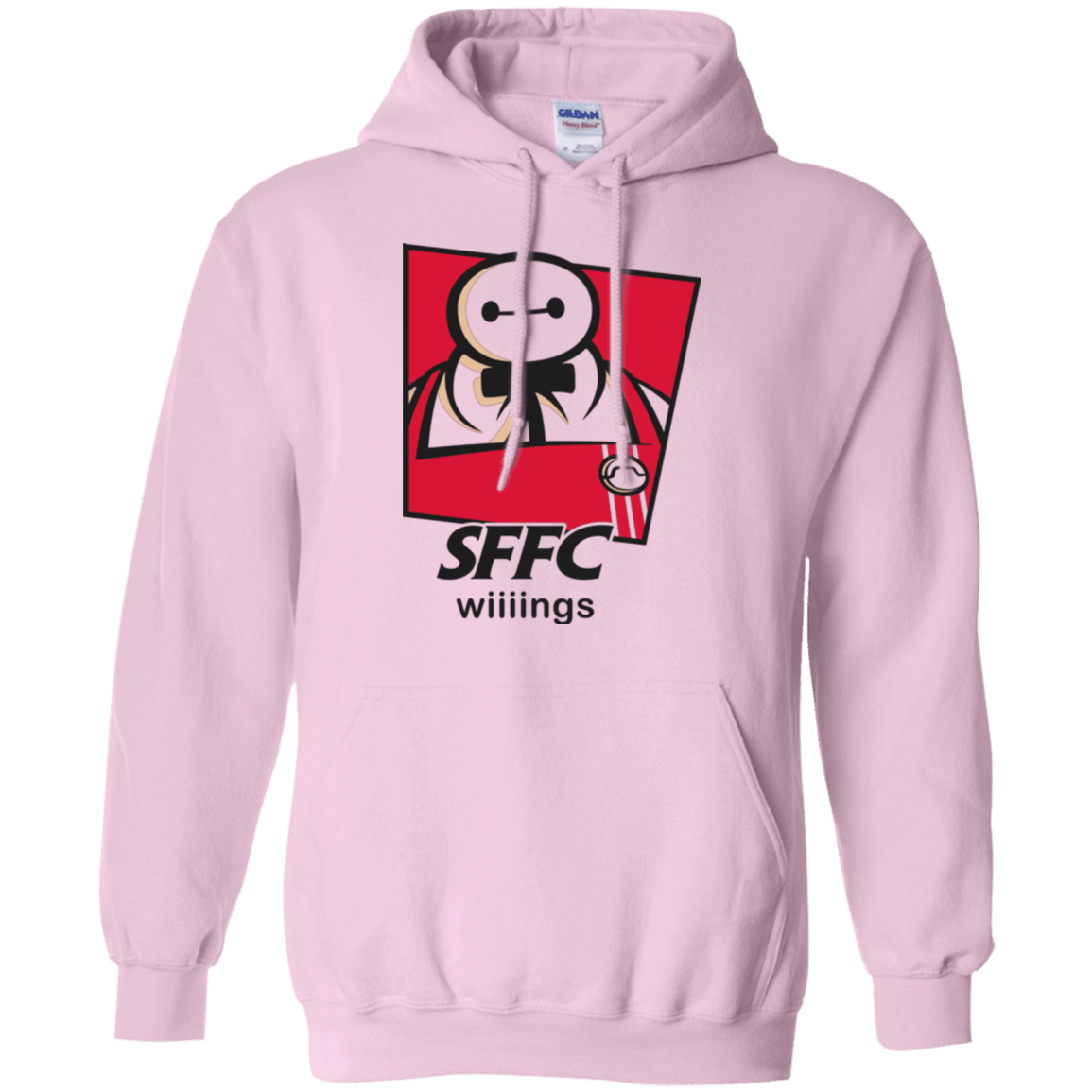 Sweatshirts Light Pink / Small San Fransokyo Fried Chicken Pullover Hoodie