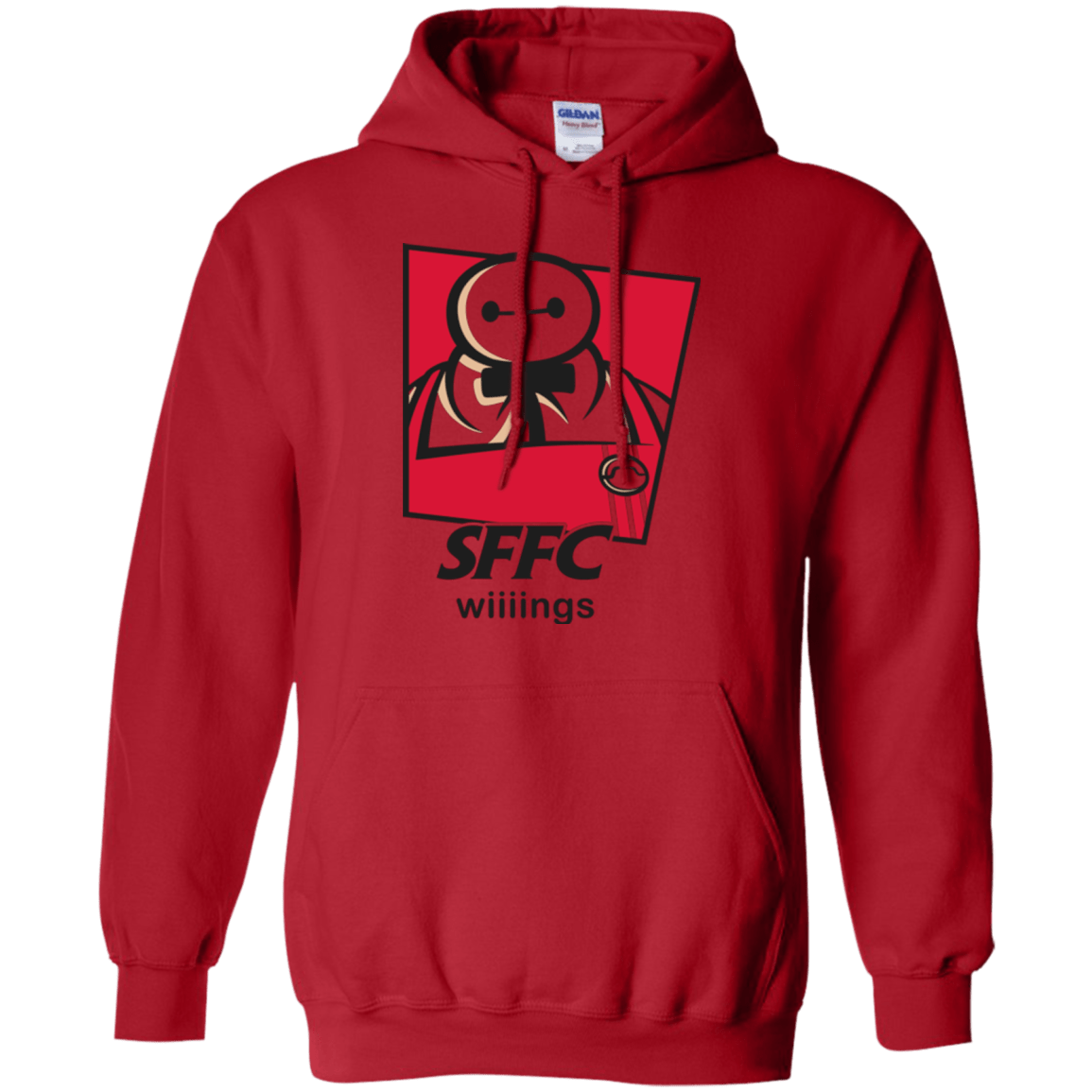Sweatshirts Red / Small San Fransokyo Fried Chicken Pullover Hoodie