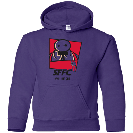 Sweatshirts Purple / YS San Fransokyo Fried Chicken Youth Hoodie