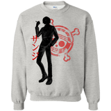 Sweatshirts Ash / Small Sanji Crewneck Sweatshirt