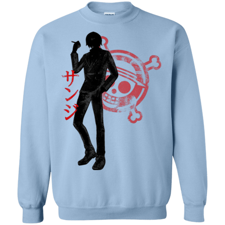 Sweatshirts Light Blue / Small Sanji Crewneck Sweatshirt