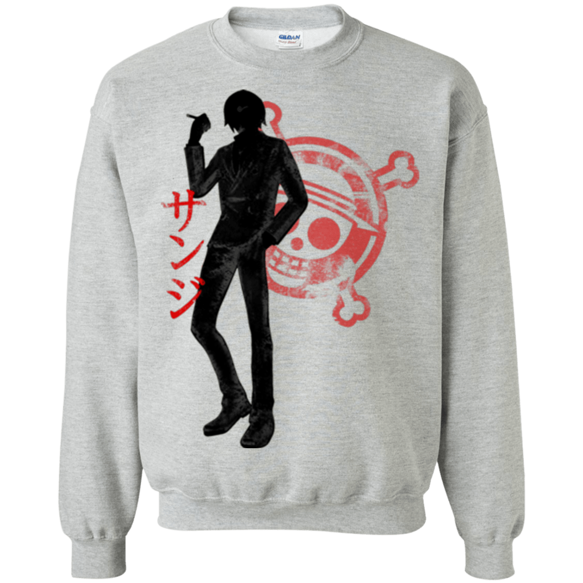 Sweatshirts Sport Grey / Small Sanji Crewneck Sweatshirt