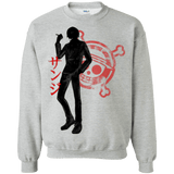 Sweatshirts Sport Grey / Small Sanji Crewneck Sweatshirt
